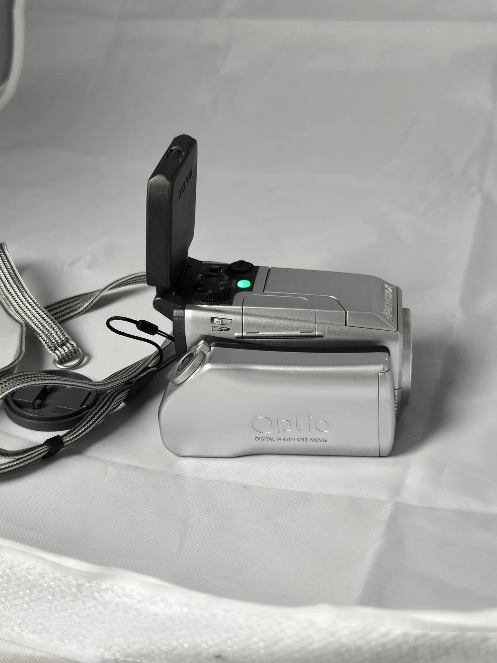 Pentax silver and black Optio MX Digital Camera